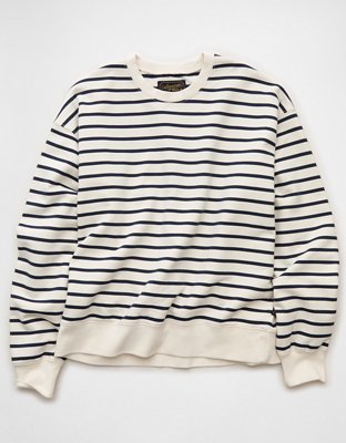 AE Laidback Luxe Striped Sweatshirt