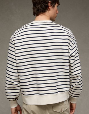 AE Laidback Luxe Striped Sweatshirt