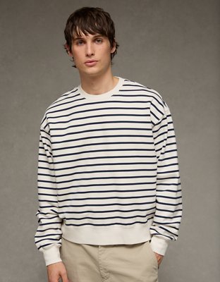 AE Laidback Luxe Striped Sweatshirt