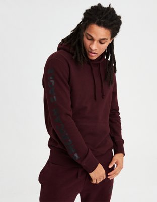 american eagle maroon hoodie