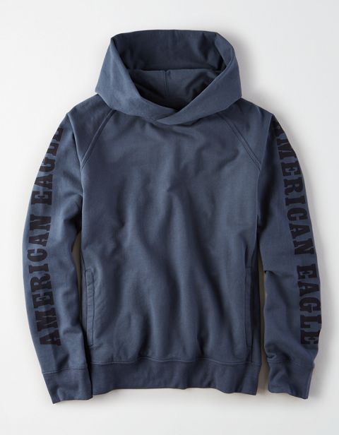 Мужские худи American Eagle AE Graphic Fleece Pullover