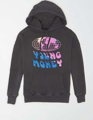 AE X Young Money Graphic Drop-Shoulder Hoodie