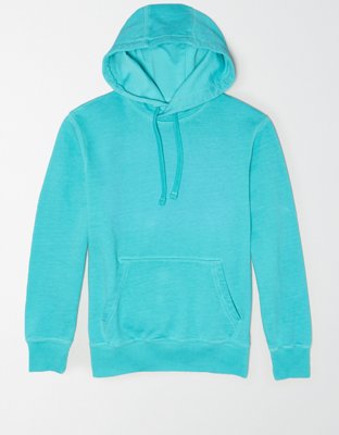 turquoise hoodie