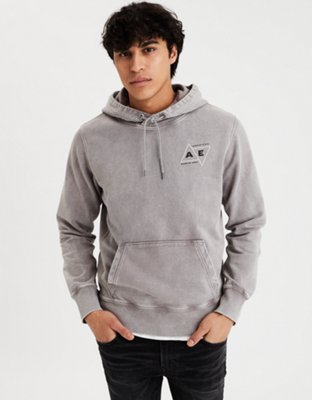 Мужские худи American Eagle AE Acid-Washed Graphic — фото 2