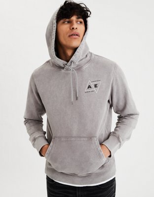 Мужские худи American Eagle AE Acid-Washed Graphic — фото 4