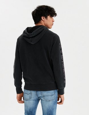 AE Acid-Washed Graphic Hoodie