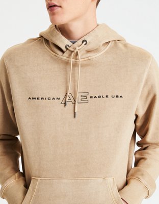 AE Acid-Washed Graphic Hoodie