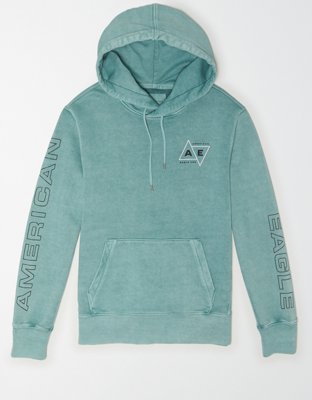 AE Acid-Washed Graphic Hoodie