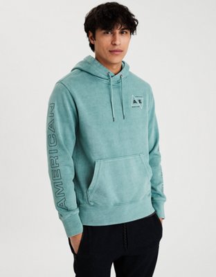 AE Acid-Washed Graphic Hoodie