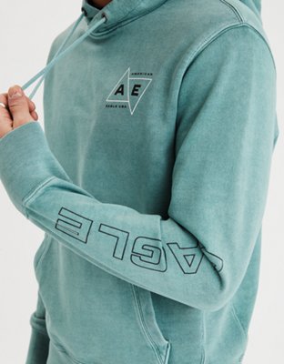 AE Acid-Washed Graphic Hoodie