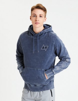 AE Acid-Washed Graphic Hoodie