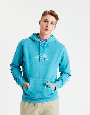 AE Acid-Washed Graphic Hoodie