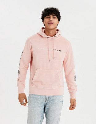 American eagle pink hoodie mens new arrivals