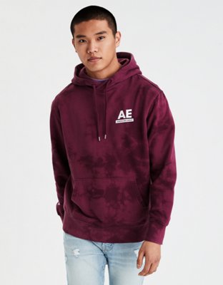 Мужские худи American Eagle AE Tie-Dye Graphic Fleece — фото 2