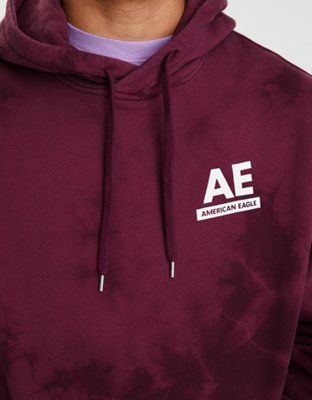 Мужские худи American Eagle AE Tie-Dye Graphic Fleece — фото 4