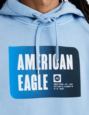 Мужские худи American Eagle AE Beach Fleece Graphic Pullover — фото 5