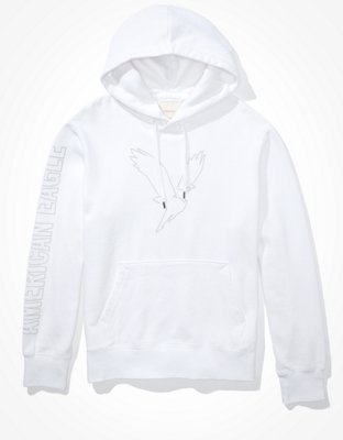 all white hoodie mens