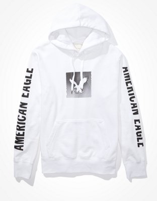 American eagle white outlet hoodie