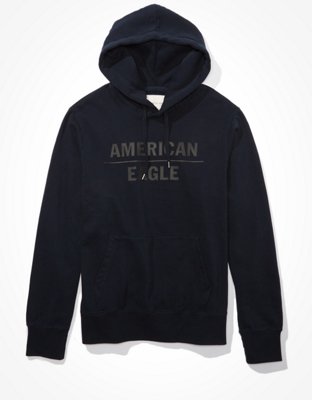Buy A Mens American Eagle Box Logo Hoodie Sweatshirt Online