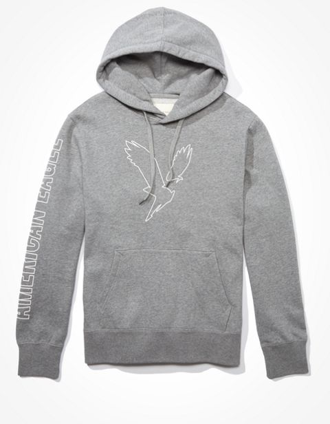 Мужские худи American Eagle AE Super Soft Graphic Fleece