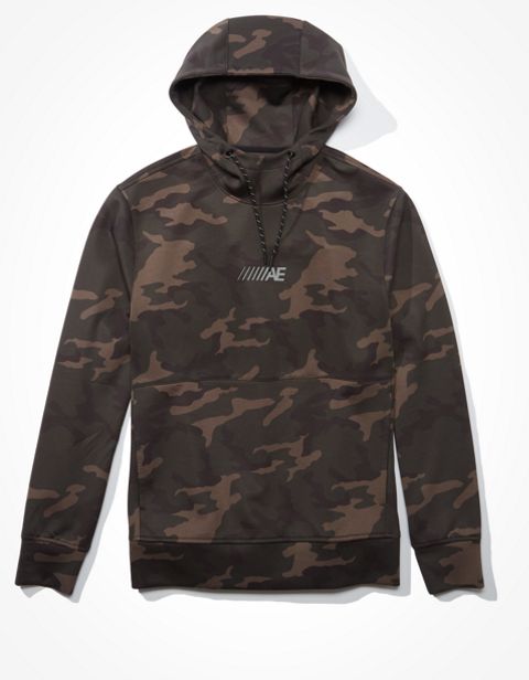 Мужские худи American Eagle AE Active 24/7 Camo