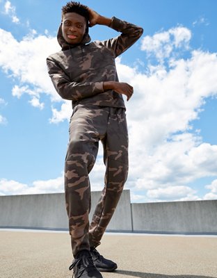 Мужские худи American Eagle AE Active 24/7 Camo — фото 5