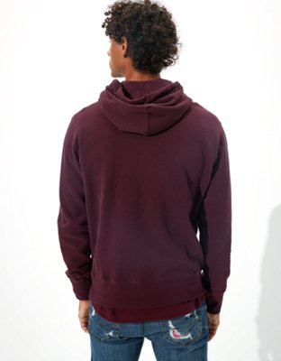 ae flannel hoodie