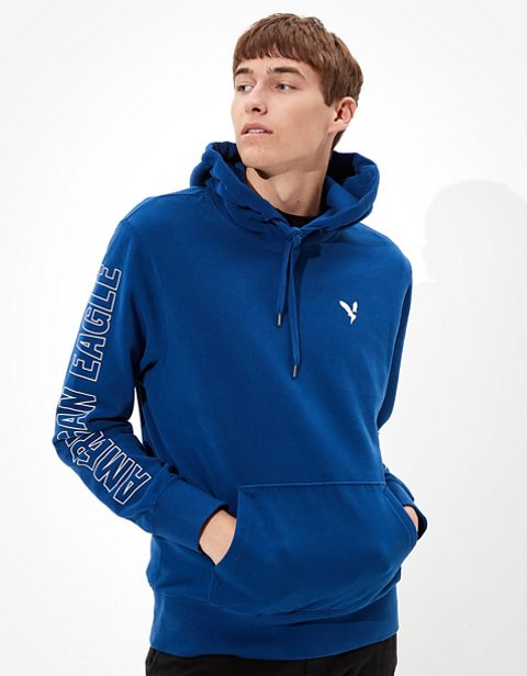 Мужские худи American Eagle AE Super Soft Fleece Graphic