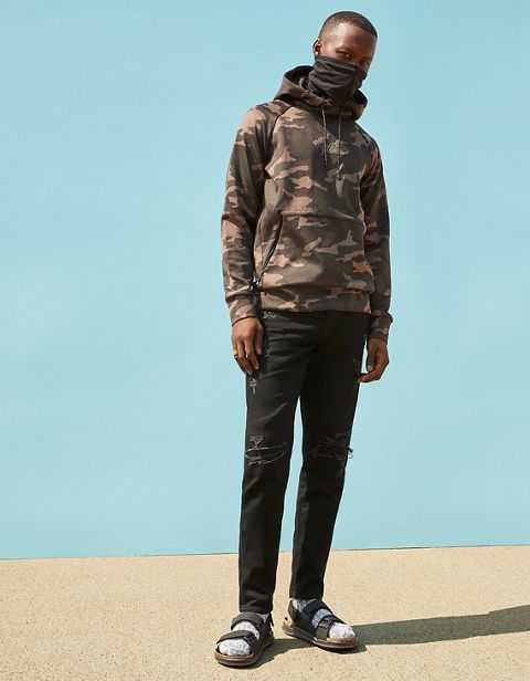 Мужские худи American Eagle AE 24/7 Active Fleece With Gaiter