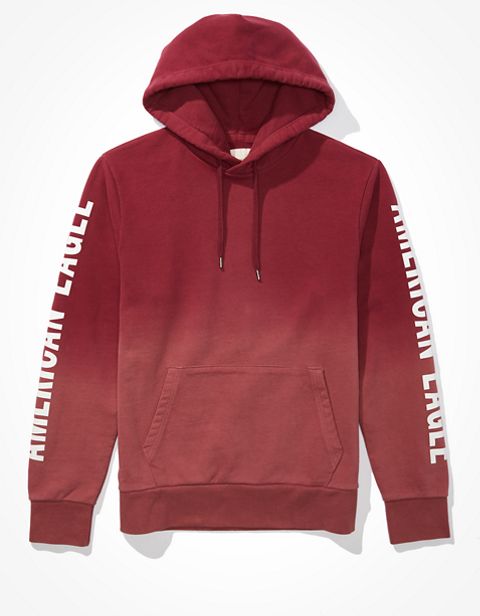 Мужские худи American Eagle AE Vintage Fleece Dip-Dye