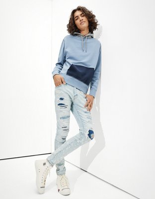 Мужские худи American Eagle AE Vintage Fleece Color-Block — фото 5