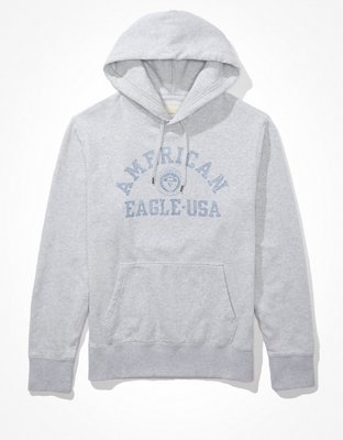 AE Super Soft Fleece Heathered Graphic Hoodie