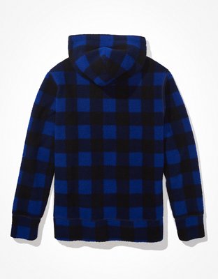 Мужские худи American Eagle AE Plaid Sherpa Graphic — фото 4