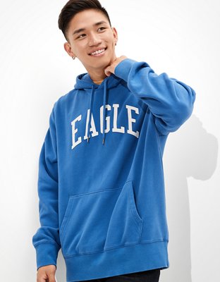 American eagle blue outlet hoodie