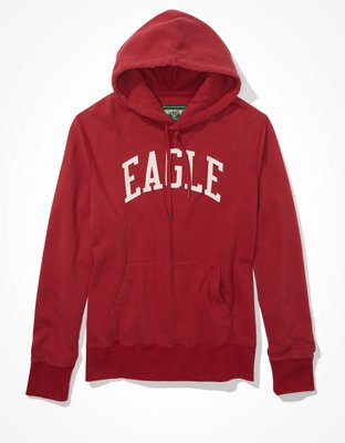 American eagle burgundy store hoodie