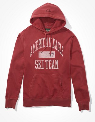 AE Super Soft Fleece Ski Team Graphic Hoodie