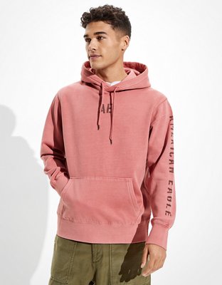 Pink hoodie american discount eagle