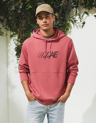 American eagle pink hoodie mens sale