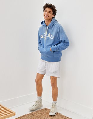Мужские худи American Eagle AE Bonfire Fleece Graphic — фото 2