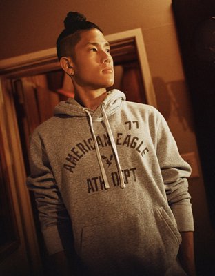 AE Super Soft Fleece Graphic Hoodie