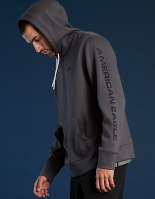 Gray american eagle hoodie hotsell