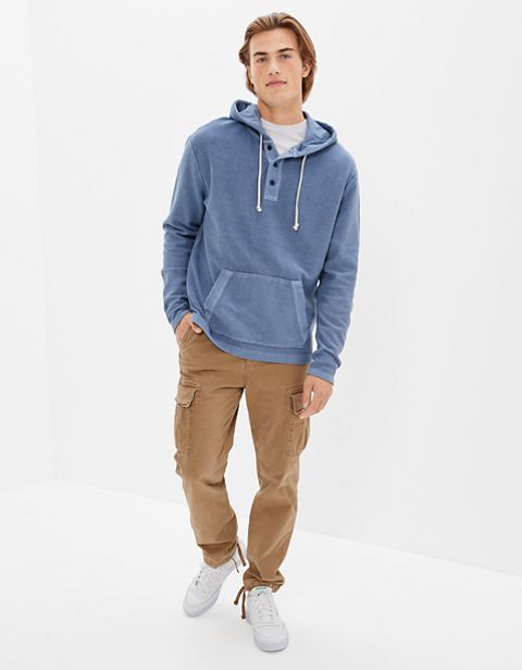 Мужские худи American Eagle AE Bonfire Fleece Baja