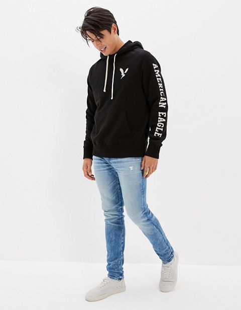 Мужские худи American Eagle AE Graphic Pullover