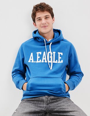 American eagle blue hoodie on sale