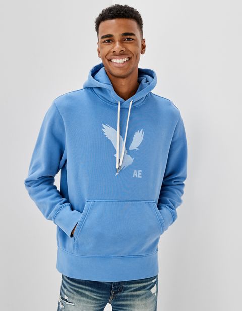 Мужские худи American Eagle AE Super Soft Core Graphic