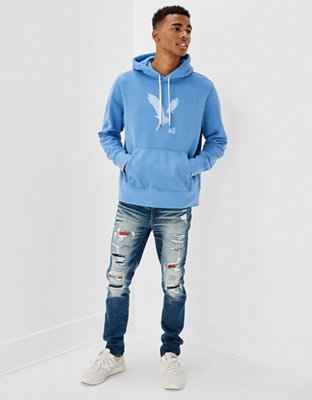 Мужские худи American Eagle AE Super Soft Core Graphic — фото 5