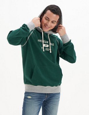 American eagle hot sale green hoodie