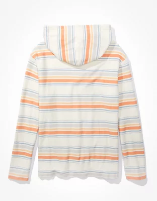 AE Bonfire Fleece Striped Baja Hoodie