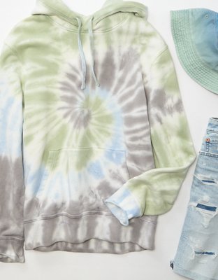 AE Hoodie tie dye de fleece Bonfire