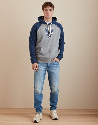AE Hoodie de Raglán Super Suave con Gráfico